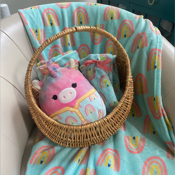 Rainbow Squishmallow Pajama and Blankets Set - Picture 3 of 3